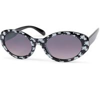 Sonnenbrille STYLEBREAKER "Kinder Sonnenbrille mit Herzchen, Mädchen", Jungen, grau (gestell schwarz, glas grau verlauf), Modisch, Sonnenbrillen Sonnenbrille (23165268-0) gestell schwarz, glas grau ve