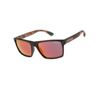 Sonnenbrille SUPERDRY "Modell 996054", Herren, schwarz (schwarz, orange), gemustert, matt, Sonnenbrillen Sonnenbrille, Form Karree/Eckig, Logoschriftzug auf Bügel, Injectionfassung (68773943-0) schwar