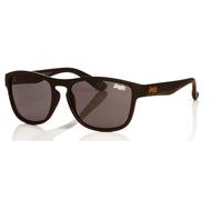 Sonnenbrille SUPERDRY "Modell 996056", Damen, schwarz, matt, Sonnenbrillen Sonnenbrille, Form Karree/Eckig, Logoschriftzug auf Bügel, Injectionfassung (74448852-0) schwarz