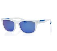 Sonnenbrille SUPERDRY "Modell 996074", Herren, weiß, leicht durchscheinend, matt, Sonnenbrillen Sonnenbrille, Form Karree/Eckig, Logoschriftzug auf Bügel, Kunststofffassung (35923132-0)
