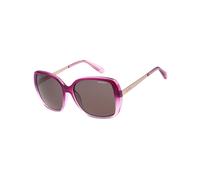 Sonnenbrille SUPERDRY "Modell 996094", Damen, violett, transparent, leicht transparent, Sonnenbrillen Sonnenbrille, Form Butterfly, Logoschriftzug auf Bügel, Kombifassung (42764431-0) violett, transpa