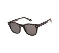 Sonnenbrille SUPERDRY "Modell 996100", Herren, grau havanna, gemustert, leicht durchscheinend, matt, Sonnenbrillen Sonnenbrille, Form Karree/Eckig, Logoschriftzug auf Bügel, Kunststofffassung (9624020