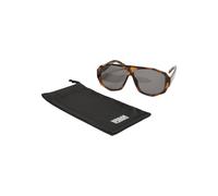Sonnenbrille URBAN CLASSICS "Urban Classics Unisex 101 Sunglasses UC", Damen, braun leo, schwarz, Sonnenbrillen Sonnenbrille (10970528-0) braun leo, schwarz