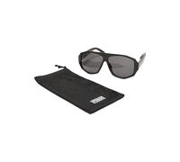 Sonnenbrille URBAN CLASSICS "Urban Classics Unisex 101 Sunglasses UC", Damen, schwarz, schwarz, Sonnenbrillen Sonnenbrille (69147546-0) schwarz, schwarz