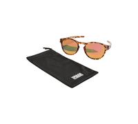 Sonnenbrille URBAN CLASSICS "Urban Classics Unisex 106 Sunglasses UC", Damen, braun leo, orange, Sonnenbrillen Sonnenbrille (75614859-0) braun leo, orange