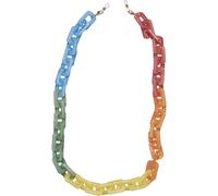 Sonnenbrille URBAN CLASSICS "Urban Classics Unisex Color Gradiant Sunglasses Chain", Damen, bunt (summercolor), Sonnenbrillen Sonnenbrille (86337752-0) summercolor