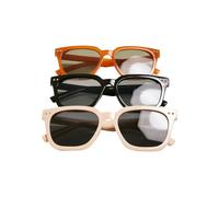 Sonnenbrille URBAN CLASSICS "Urban Classics Unisex Sunglasses Chicago 3-Pack", Damen, schwarz, braun, lightbeige, Sonnenbrillen Sonnenbrille (63843263-0) schwarz, braun, lightbeige