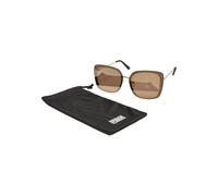 Sonnenbrille URBAN CLASSICS "Urban Classics Unisex Sunglasses December UC", Damen, braun (gold), Sonnenbrillen Sonnenbrille (42191828-0) gold