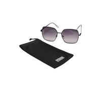 Sonnenbrille URBAN CLASSICS "Urban Classics Unisex Sunglasses Indiana", Damen, schwarz, schwarz, Sonnenbrillen Sonnenbrille (53458757-0) schwarz, schwarz