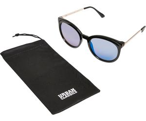 Sonnenbrille URBAN CLASSICS "Urban Classics Unisex Sunglasses October UC", Damen, schwarz, blau, Sonnenbrillen Sonnenbrille (89178037-0) schwarz, blau