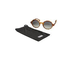 Sonnenbrille URBAN CLASSICS "Urban Classics Unisex Sunglasses Retro Funk UC", Damen, braun leo, grün, Sonnenbrillen Sonnenbrille (78346111-0) braun leo, grün