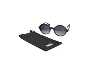 Sonnenbrille URBAN CLASSICS "Urban Classics Unisex Sunglasses Retro Funk UC", Damen, schwarz (schwarz, grau), Sonnenbrillen Sonnenbrille (92376826-0) schwarz, grau
