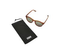 Sonnenbrille URBAN CLASSICS "Urban Classics Unisex Sunglasses Sunrise UC", Damen, braun leo, grün, Sonnenbrillen Sonnenbrille (48305650-0) braun leo, grün