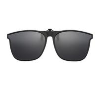 Sonnenbrille zum Anklippen, leichte -Gläser, polarisierte Gläser | UV-Schutzbrille zum Angeln im Freien, leichtes Design mit Rahmen zum Fahren, Dunkelgrau, Consulte la descripción