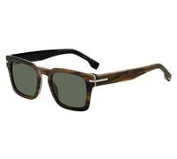 BOSS Gemusterte Sonnenbrille aus Acetat mit silberfarbenen Metalldetails - Style BOSS 1625/S8AS50QT, 58122801 Braun ONESI