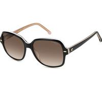 Carrera Damen CARRERA 3028/S KDX/HA Gläser SONNENBRILLEN Acetat Schwarz Braun Quadratisch Normal Schattiert
