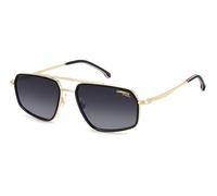 Sonnenbrillen Carrera CARRERA 338/S BLACK ON GOLD/GREY SHADED 58/18/145 Herrenbrillen