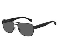 Boss Herren Sonnenbrille - BOSS 1441/S - 807/M9 - 60mm - Schwarz, Pilot, polarisiert, polarized
