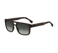 Boss Herren Sonnenbrille Boss 1648/S 0869K 56mm Havana Braun Grün Verlauf