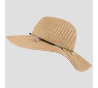 Sonnenhut CHILLOUTS "Atlanta Hat", Damen, Gr. S (M), braun, Stroh, Hüte, femininer Sonnenhut aus Papierstroh (94611018-S) braun