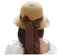 Sonnenhut Damen mit großer Krempe Faltbar Cap Urlaubsschutz-Sonne-Sommer-Schutzhut-Strand-Sonne-Baseballmützen der Frauen Sonnenschutz Hut Sommerkappe für Strand