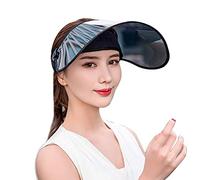 Sonnenhut Damen Visor Cap Breite Krempe Schirmmütze Verstellbarer Sunvisor Anti-UV Sonnenschutz Fahrradmütze Sommerhut Sonnenblende Schirmkappe Leer Top Schildkappe für Outdoor Sport Radfahren