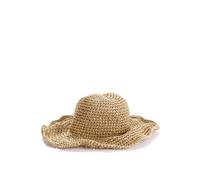 Sonnenhut LASCANA "Strohhut", Damen, beige, Obermaterial: 100% Papierstroh, Hüte Sonnenhut, zum Krempeln und faltbar, Kopfbedeckung, Sommerhut (85425956-0)
