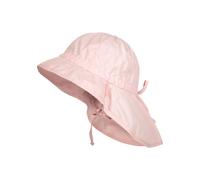 Sonnenhut MAXIMO, Damen, Gr. 51, rosa, Popeline, Baumwolle, unifarben, Hüte Sonnenhut, mit Nackenschutz, mit Bindeband, bequem, basic, Baumwolle (84059452-51)