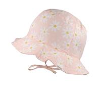 Sonnenhut MAXIMO, Mädchen, Gr. 51, blassrosa, gänseblümchen, Web, Obermaterial: 100% Baumwolle, Hüte, rosa, Gänseblümchen-Motiv, Bindeband, Webstoff, Mädchen (23283004-51) blassrosa, gänseblümchen