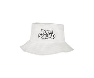 Sonnenhut MISTERTEE "MisterTee Unisex Tune Squad Wording Bucket Hat", Damen, Gr. onesize, weiß, 98% Baumwolle, 2% Elasthan, Hüte (90595636-0) weiß