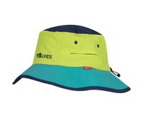 Trollkids - Kids Trollfjord Hat - Hut, Gr. 48 cm-52 cm 48-52 cm, grün (CoolLime/BlueCoral/MysticBlue)
