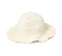 Sonnenhut wendbar Sea Green / Sunshine Checks gr. 1 | Little Dutch