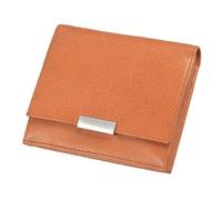 Sonnenleder Geldbörse Wiener Schachtel Leder Herren Damen Portemonnaie Geldbeutel WIENFLUSS G Natur braun