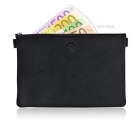 SONNENLEDER - hochwertige Banktasche"WEILL" Farbe: Schwarz *Echtes Leder*