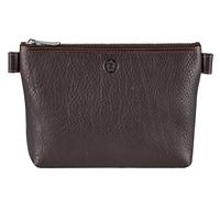 SONNENLEDER - hochwertige Kosmetiktasche "Silvretta" Farbe: Mocca *Echtes Leder*