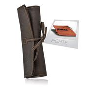 SONNENLEDER - hochwertige Stifterolle "FICHTE" Farbe: Mocca *Echtes Leder*