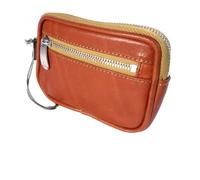 Sonnenleder - hochwertiges Schlüsseletui "Chopin" Farbe: Natur *Echtes Leder*