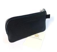 Sonnenleder - hochwertiges Schlüsseletui Mozart A Farbe: Schwarz *Echtes Leder*