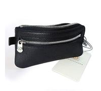 Sonnenleder - hochwertiges Schlüsseletui"Mozart H" Farbe: Schwarz *Echtes Leder*