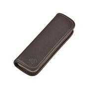 SONNENLEDER - hochwertiges Schreibetui "GRASS" Farbe: Mocca *Echtes Leder*