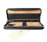 SONNENLEDER - hochwertiges Schreibetui "KLUGE" Farbe: Schwarz *Echtes Leder*