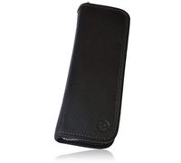 SONNENLEDER - hochwertiges Schreibetui "LENZ" Farbe: Mocca *Echtes Leder*