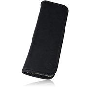 SONNENLEDER - hochwertiges Schreibetui"LENZ" Farbe: Schwarz *Echtes Leder*