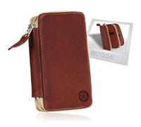 SONNENLEDER - hochwertiges Schuletui BOSSE Farbe: Natur *Echtes Leder*