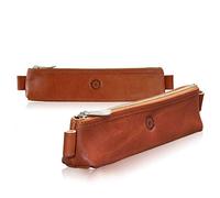 SONNENLEDER - hochwertiges Stiftemäppchen "KAFKA" Farbe: Natur *Echtes Leder*