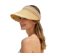 Sonnenschutz Damen Kopf, Sonnenschild Damen UV Schutz Upf 50+ Leicht Sonnenhut Mit Sonnenblende Einstellbar Sonnencap Baseball Radfahren Sonnenkappe Sonnenschutz Kopf Sport Tennis Kappe Strand Lauf