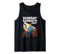 Sonntag, Sabbat, Zurücksetzen, Energie tanken, Entspannung, christlicher Ruhetag Tank Top