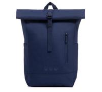 SONS OF ALOHA Roll-Top Rucksack Damen & Herren - NALU groß - Rolltop mit Laptopfach 16" für Uni Fahrrad Business - recycelt wasserabweisend blau