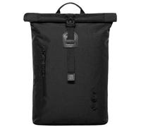 SONS OF ALOHA Roll-Top Rucksack Schmal & Klein Daypack Alani - Leichter City-Rucksack - PET recycelt, wasserabweisend - mit herausnehmbarer Laptop-Hülle 14" Fahrrad-Rucksack schwarz