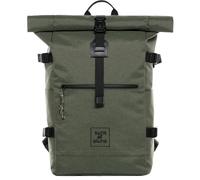 SONS OF ALOHA Rucksack KANE Roll-Top Kurierrucksack XL groß - PET recycelt, wasserabweisend - Wander-Rucksack Laptop-Fach 15 Zoll olive-grün